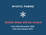 Online Shop will be closed until 2nd Jan 2017