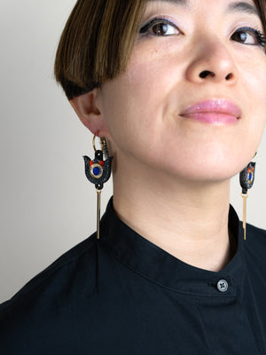 FORM096 SHIVA Hoops - Black, Gold, Blue, Orange