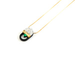 FORM102 KALI Necklace - White, Gold, Green